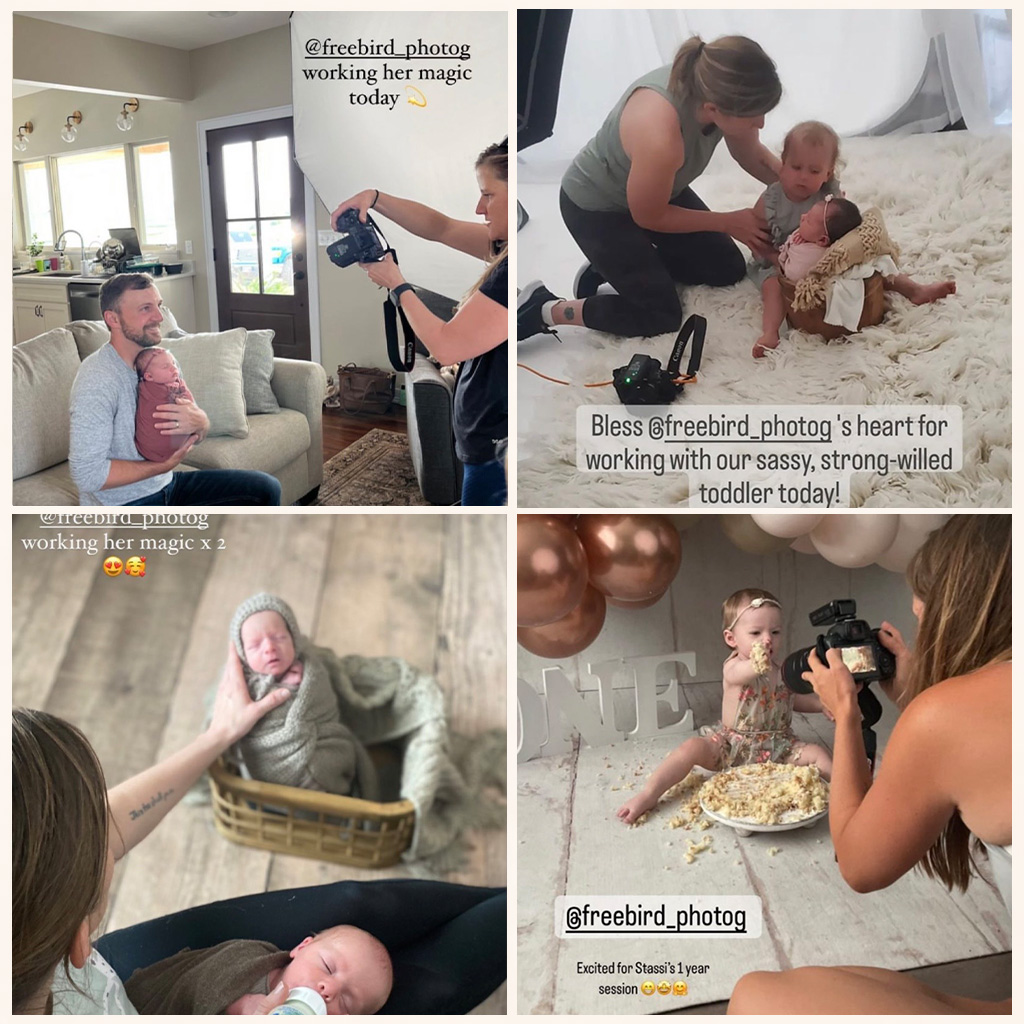 Dena Akridge photographing families