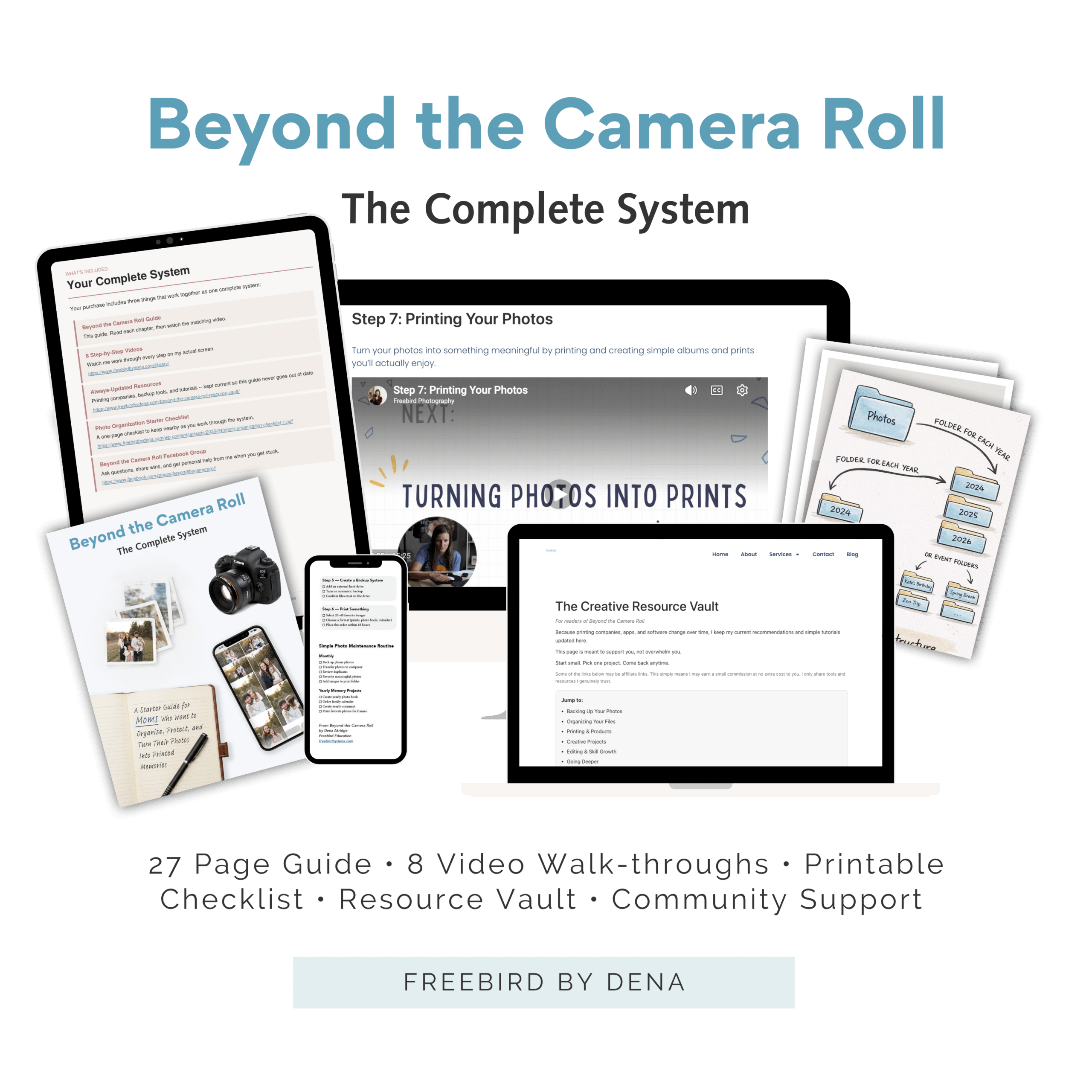 Beyond the Camera Roll — the complete system