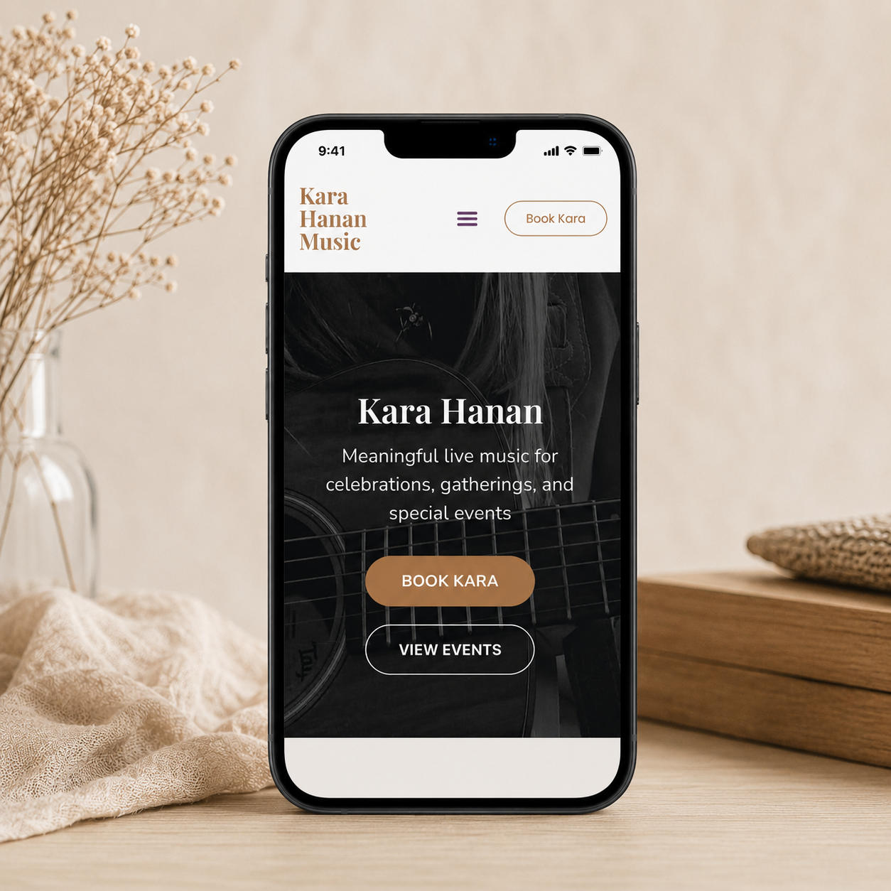 Kara Hanan Music website
